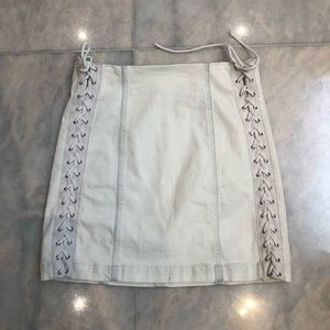 LF Carmar white skirt